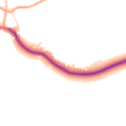 Daytime road noise heatmap for RH14 0DZ