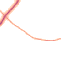 Daytime road noise heatmap for RH14 0HR