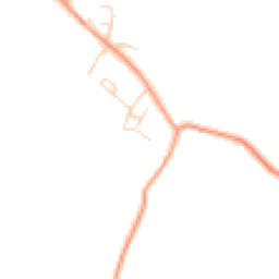 Daytime road noise heatmap for RH14 0NP