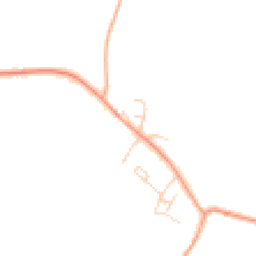 Daytime road noise heatmap for RH14 0NW