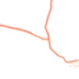 Daytime road noise heatmap for RH14 0PH