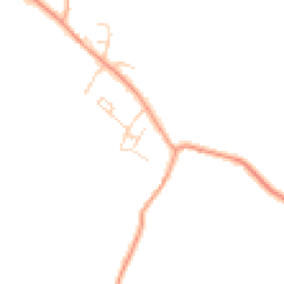 Daytime road noise heatmap for RH14 0PP