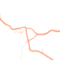 Daytime road noise heatmap for RH14 0PX