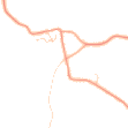Daytime road noise heatmap for RH14 0PY