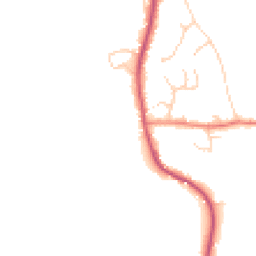 Daytime road noise heatmap for RH14 0RF