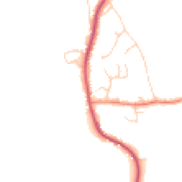 Daytime road noise heatmap for RH14 0SB