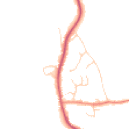 Daytime road noise heatmap for RH14 0SE
