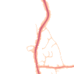 Daytime road noise heatmap for RH14 0SF
