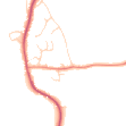 Daytime road noise heatmap for RH14 0SL