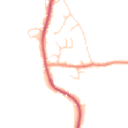 Daytime road noise heatmap for RH14 0SN