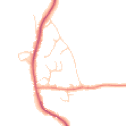 Daytime road noise heatmap for RH14 0TJ