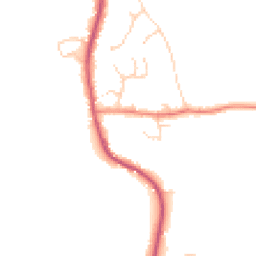 Daytime road noise heatmap for RH14 0WW