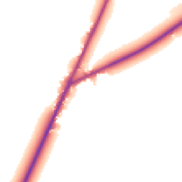Daytime road noise heatmap for RH14 9AF