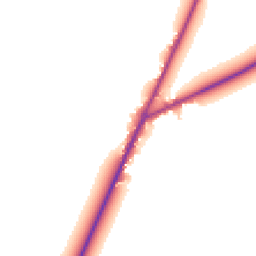 Daytime road noise heatmap for RH14 9AH