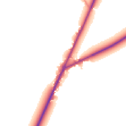 Daytime road noise heatmap for RH14 9AJ