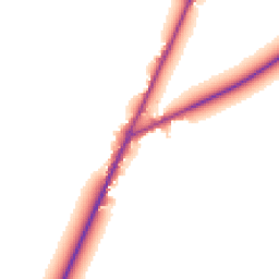 Daytime road noise heatmap for RH14 9AP