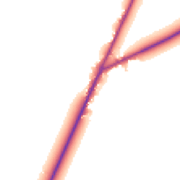 Daytime road noise heatmap for RH14 9AQ