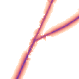 Daytime road noise heatmap for RH14 9AR