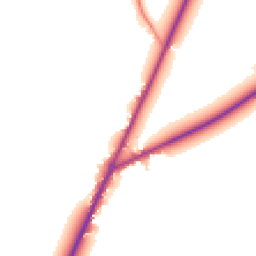 Daytime road noise heatmap for RH14 9AZ