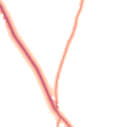 Daytime road noise heatmap for RH14 9EA