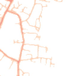 Daytime road noise heatmap for RH14 9GD
