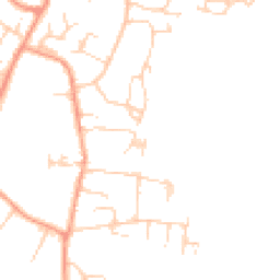 Daytime road noise heatmap for RH14 9GH