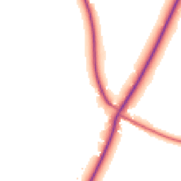 Daytime road noise heatmap for RH14 9JF