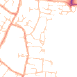 Daytime road noise heatmap for RH14 9RH