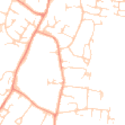 Daytime road noise heatmap for RH14 9RU