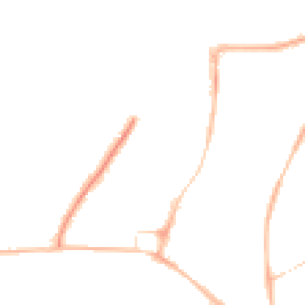 Night-time road noise heatmap for RH16 1AT