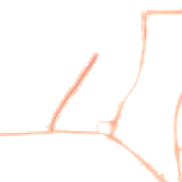 Night-time road noise heatmap for RH16 1BN