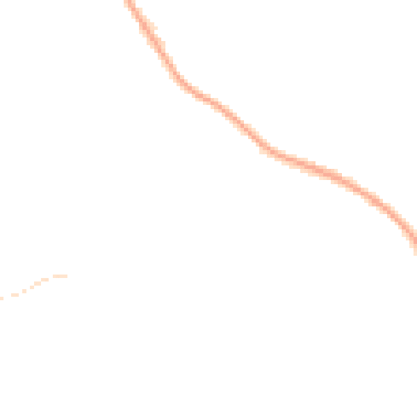 Night-time road noise heatmap for RH16 2AT
