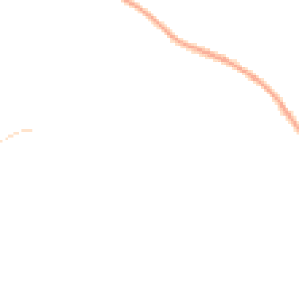 Night-time road noise heatmap for RH16 2DY