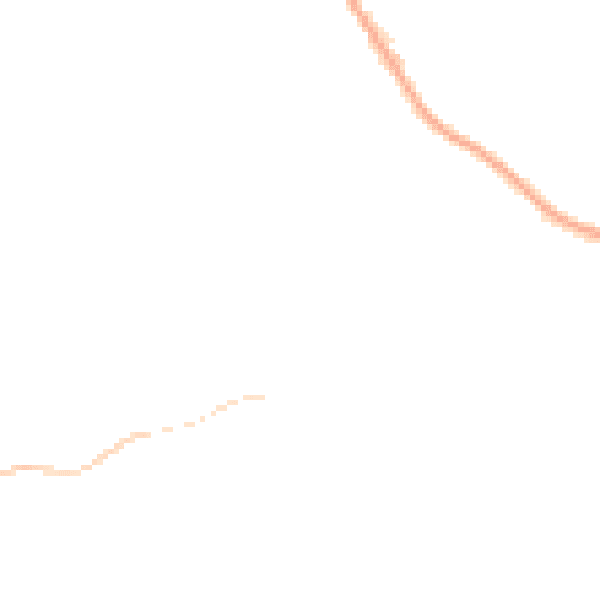 Night-time road noise heatmap for RH16 2SQ