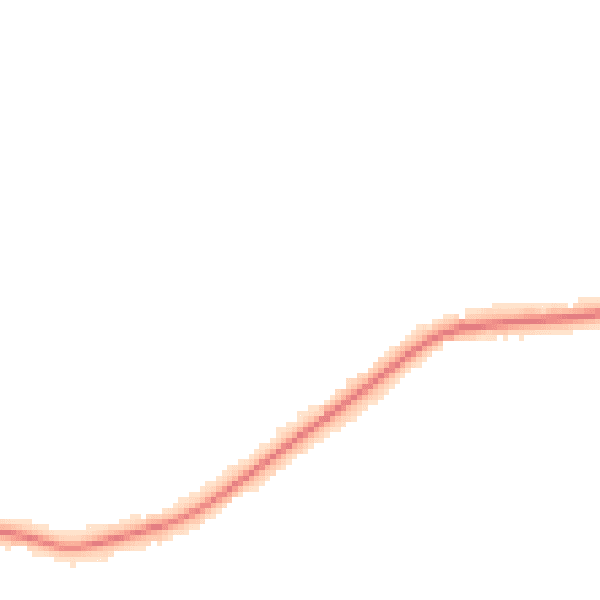 Night-time road noise heatmap for RH16 3JG
