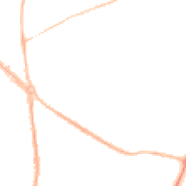 Night-time road noise heatmap for RH16 3LR