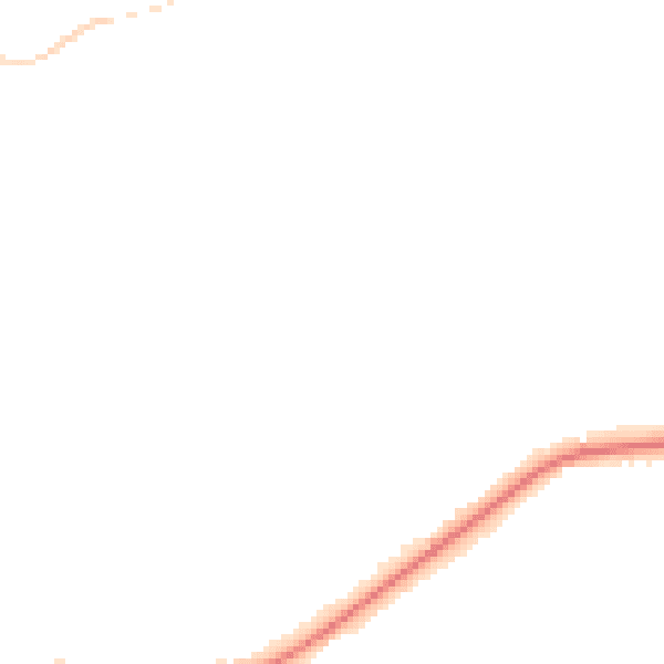 Night-time road noise heatmap for RH16 3TU