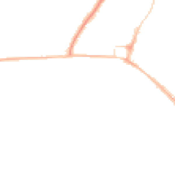 Night-time road noise heatmap for RH16 4AY