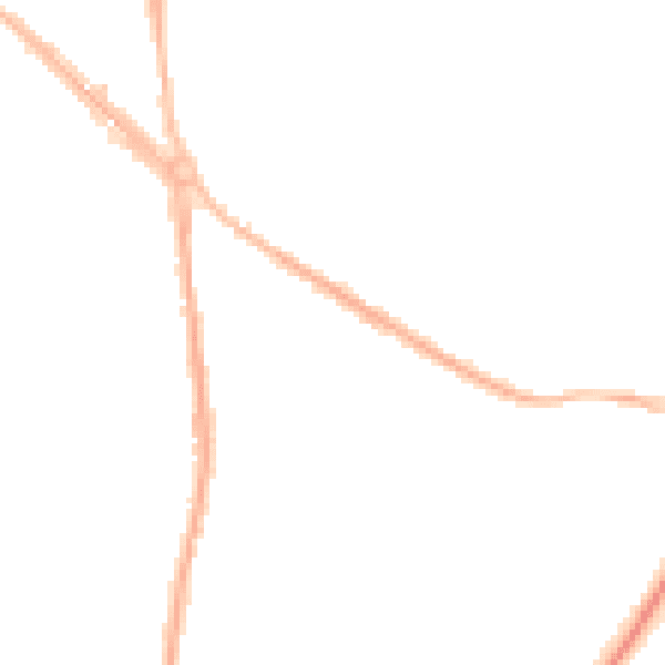 Night-time road noise heatmap for RH16 4DL