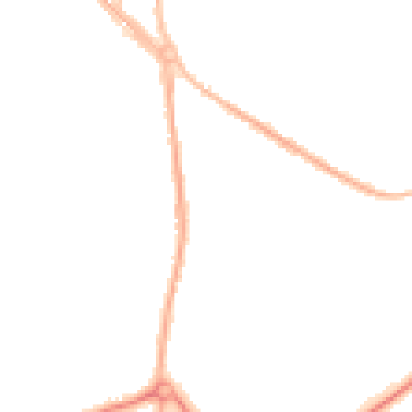 Night-time road noise heatmap for RH16 4HJ