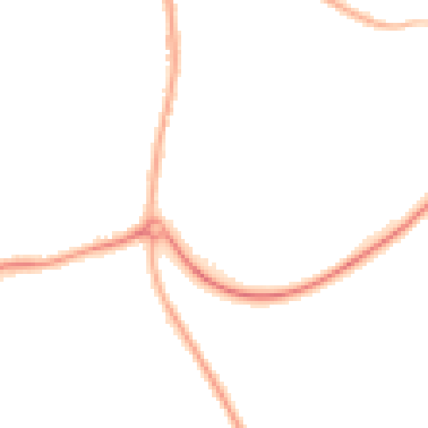 Night-time road noise heatmap for RH16 4UA