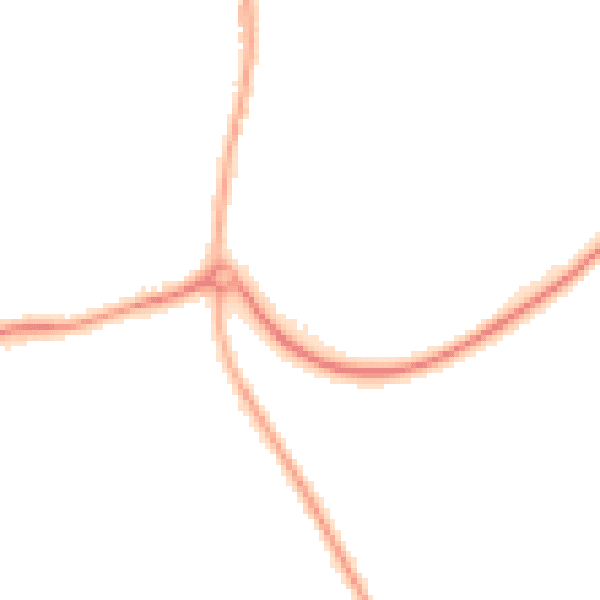 Night-time road noise heatmap for RH16 4UD