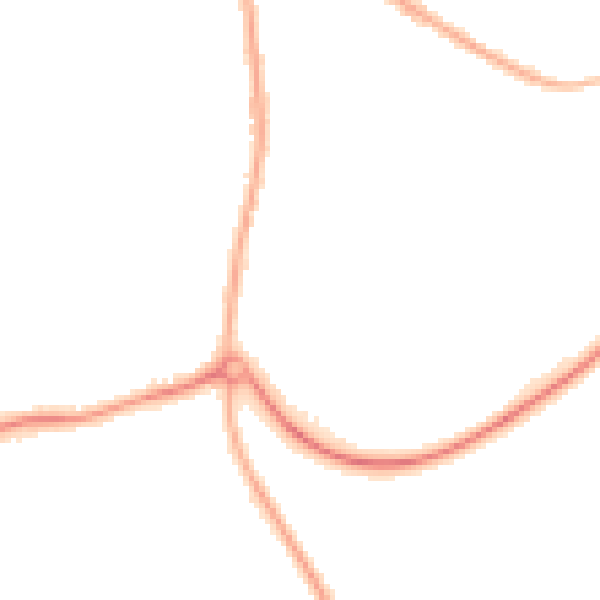 Night-time road noise heatmap for RH16 4UJ