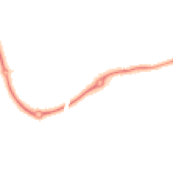 Night-time road noise heatmap for RH16 4XL