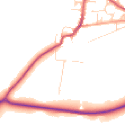 Daytime road noise heatmap for RH17 5AA