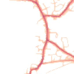 Daytime road noise heatmap for RH17 5AD
