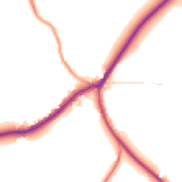 Daytime road noise heatmap for RH17 5AN