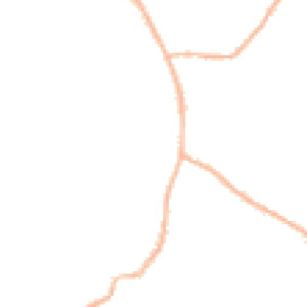 Night-time road noise heatmap for RH17 5AQ