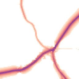 Daytime road noise heatmap for RH17 5AS