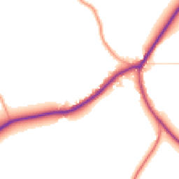 Daytime road noise heatmap for RH17 5AW